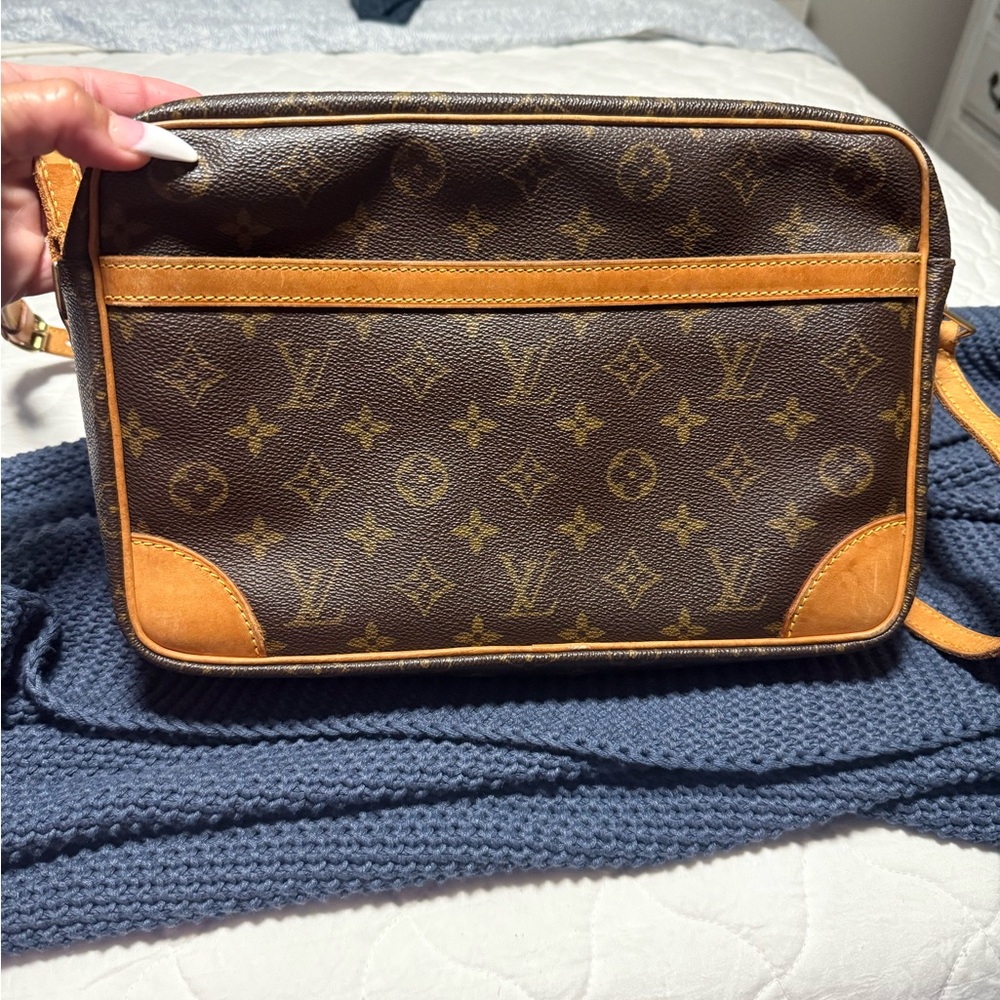 Louis Vuitton Brown Monogram Messenger Bag